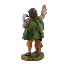 5" Christmas Nativity Collection | Goose Farmer Villager | Traditional Nativity Figures with New Merchants! |Great for Collector | Hand-Painted and Made in Italy