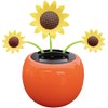 1 Pc Cute Sunflower Solar Powered Dancing Flower, Decoration Gift,