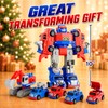 iPlay, iLearn Kids Magnetic Transform Robot Toy, Toddler Construction Truck