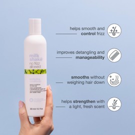 milk_shake | No Frizz Allowed Perfecting Conditioner 300 ml, Conditioning and Disciplining Cream for Frizzy Hair