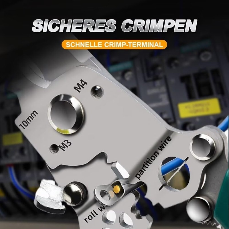 BOSENIYU 18 in 1 Foldable Wire Stripper, Multifunctional R Crimper