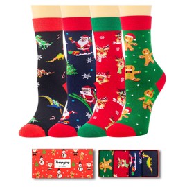 HAPPYPOP Christmas Gifts for Little Kids - Stocking Socks Secret Santa Gifts Xmas Stocking Stuffers for 2-3 Years