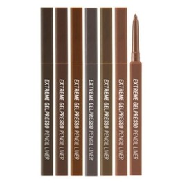 Clio Extreme Gelpresso Pencil Liner 0.35g (004 Gray Brown) x4 / 클리오 익스트림 젤프레소 펜슬라이너 0.35g(004 그레이브라운) x4개