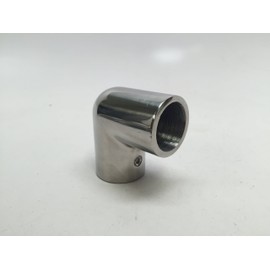 Marine Boat Durable Solid HANDRAIL Fitting SS316 Bow Form 90 DEG Elbow 7/8" 22MM