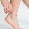 Ursteel Ankle Bracelets for Women, Silver Anklets for Women Dainty
