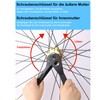 KMRDND Bicycle Cone Wrench Set Tool (13, 14, 15, 16