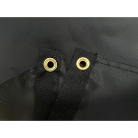 FRF FLAG Solid Black Flags 2x3 Ft, 210D Nylon Black Flags, DIY Flag, Outdoor Heavy Duty Double Side, Bright Colors with 2 Brass Grommets