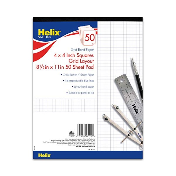 Helix Bond Pad, 4 x 4 Grid, 8.5 x 11