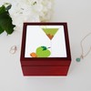 CafePress Martini Memory Keepsake Jewelry Box, 5"x5"x3.75"