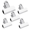 Pack of 5 x 70mm Jumbo Bulldog Letter Clips Grip