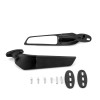 XM Floding Stealth Rear View Wind Wing Mirrors Black For