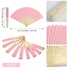 Grosun Paper Fans Paper Hand Fan Bamboo Folding Fan Handheld