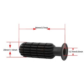 SquEqu 4 Pack Foosball Table Handle Grip Replacement Football Game Rod Handles Stick End Cap Grips for Desktop Soccer Tabletop Parts Repair Table Top (1/2" / 0.5'' Hole ID)