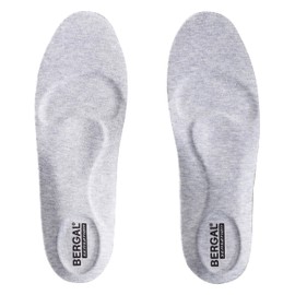 BERGAL Memory Foam Best Comfort Insoles, Super Soft Comfort Sole with Lightweight Footbed and 3D Stress Zone Optimisation for Even More Comfort, Ultralight Shoe Insoles from Europe, Size 38