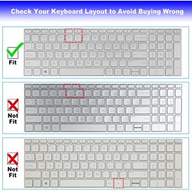 Keyboard Cover for 15.6 HP Laptop 15-ef 15-db/dy 15-ef2099nr 15-ef2127wm 15-ef2126wm 15-ef2500la 15-ef0875ms 15-ef1040nr 15-ef0023dx 15-ef2030tg 15-ef2747wm 15-ef1041nr 15-ef2025tg ef1300wm ef2040tg