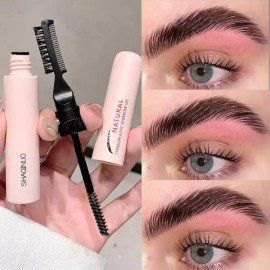 Product Details Reference 내추럴 3D 브로우 젤 - 방수 땀 방지 및 필름 형성을 위한 와일드한 모양의 눈썹 Natural 3D Brow Gel - Waterproof Sweat-Resistant for Wild-Shaped Eyebrows [Army Green]