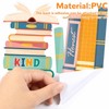 12 Sheet Welcome Boho Book Bookshelf Window Clings Back to