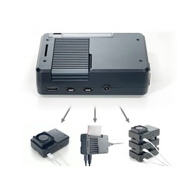 ElectroCookie Multi-Functional Case for Raspberry Pi 4-1.Noiseless Passive Cooling 2.Active Cooling for Heavy Loads 3.Wall Mount 4.Cluster Building