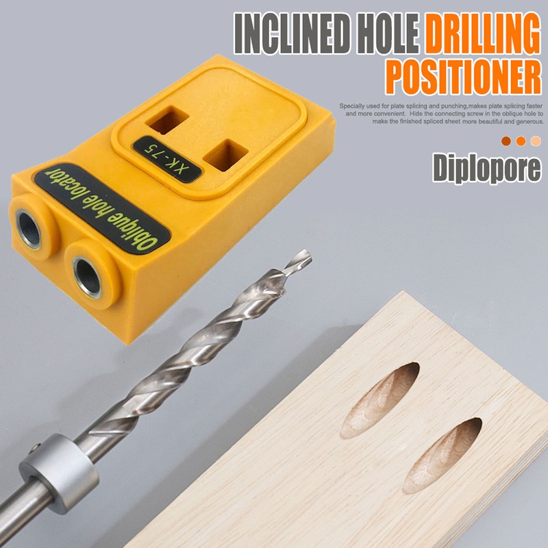 Pocket Hole Jig Kit 2 Hole Wood Jig System Kit