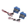 2Pcs 7KG 2065 RC Servo Waterproof Low Noise Gearbox Servo