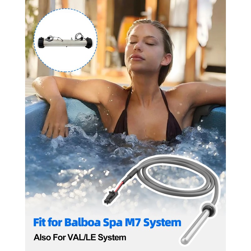 ULXIOM Hot Tub Temperature Temp Sensor Fit for Balboa M7