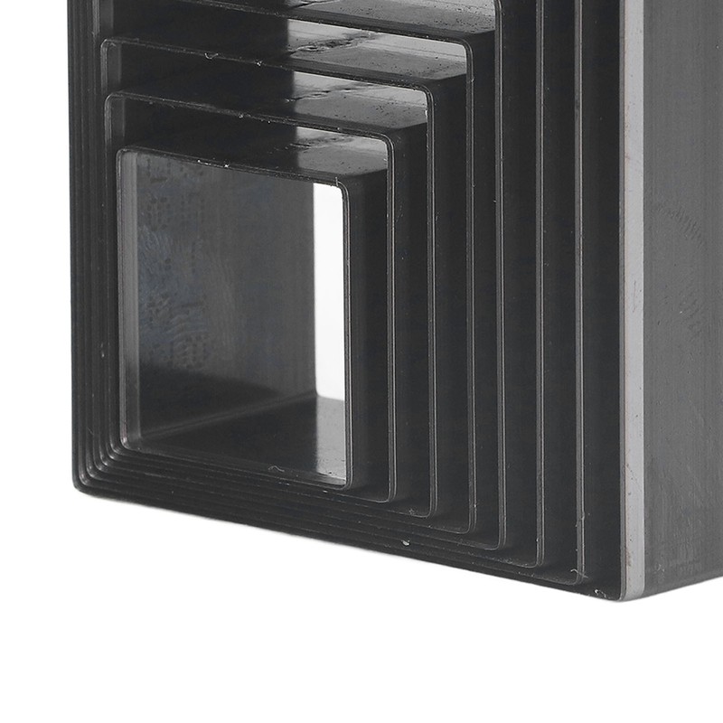 8Pcs Leather Cutting Mold Alloy Steel Square Shape Leather Punching