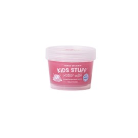 Kids Stuff Pink Wobbly Wash with Strawberry Fragrance | Wobbly Texture for Bathtime Fun | Dermatologically Tested | Mild & Gentle on Young Skin | Vegan | 100g