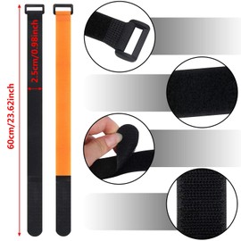 SANNIX Bike Rack Straps, Adjustable Bike Wheel Stabilizer Straps Bike Rack Strap with Hook Road Bike Bicycle Accessories for Camping Equipment Yoga Mats