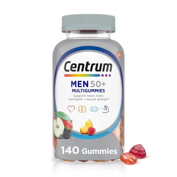 Multigummies Mens 50 Plus Gummy Multivitamin W Vitamin A, B,
