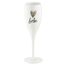 koziol Cheers No. 1 Love Sayings Glass 100 ml with Print