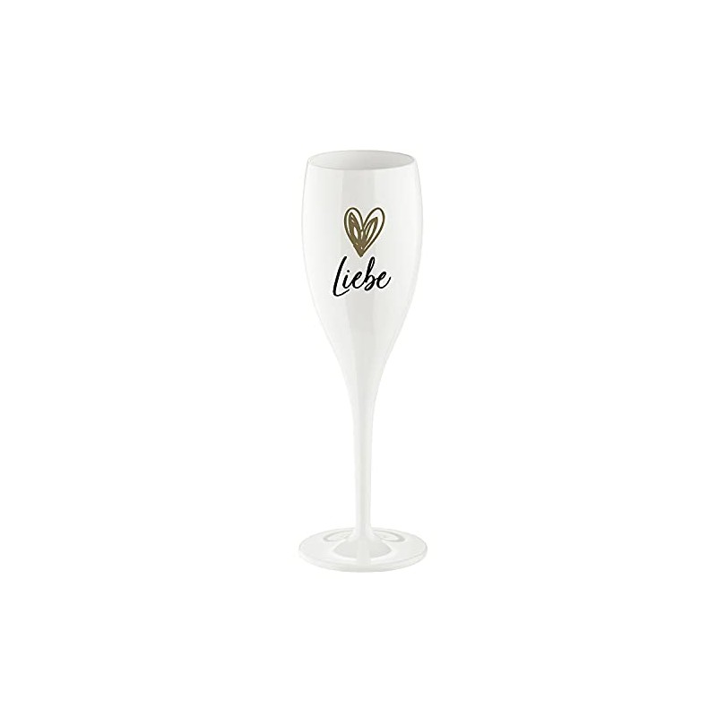 koziol Cheers No. 1 Love Sayings Glass 100 ml with