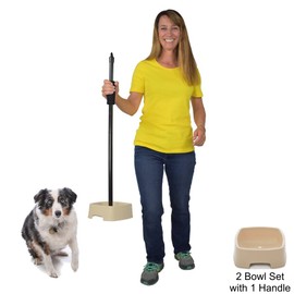 Graceful Pets - Easy to Feed Pet Bowl with Handle - The Ultimate Reaching Aid and Dog Bowl for Pet Lovers