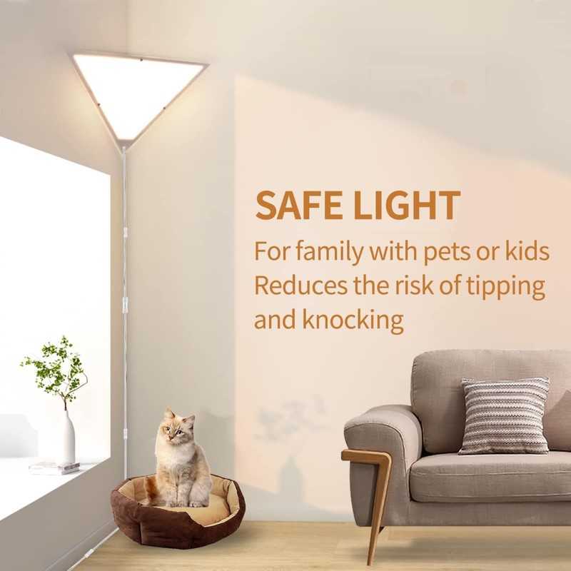 haultop Corner Light with Switch, Ceiling Corner Lights for Living
