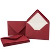25 x envelopes in dark red - envelopes in DIN