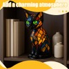 Tomedeks Cat Lamp Mosaic Night Light for Children's Room, Night