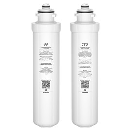 ICEPURE PP and CTO 2-stage Filters Replacement for ICEPURE 6-in-1 Bottleless Water Cooler Ice Maker with 2-Stage Filtration, WiFi, Bullet and Crushed Ice, YD-ZB007, 6 Months