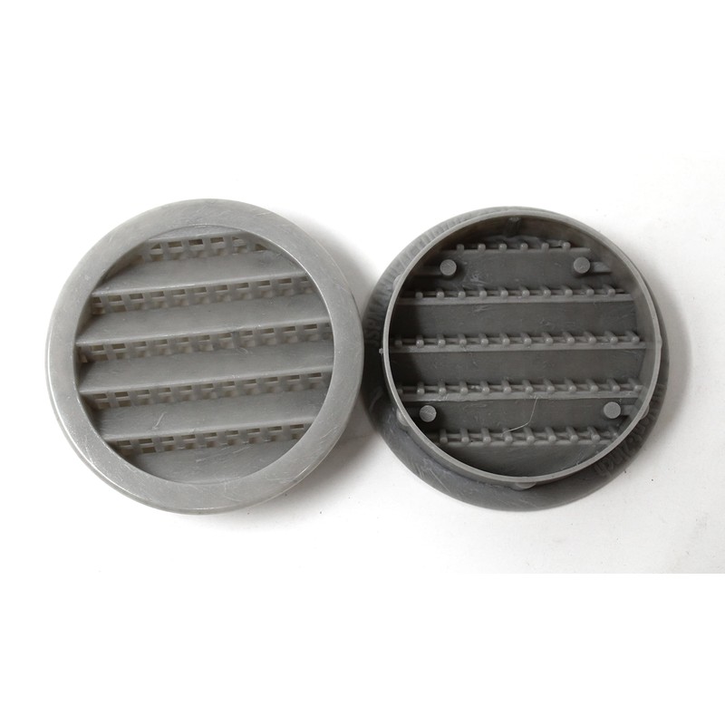 2" Round Plastic Louver Soffit Air Vent Reptile Screen Grille