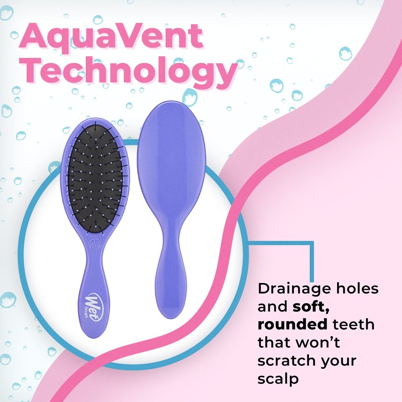 WetBrush Custom Care Thin Hair Detangler, Soft Thin Bristles for