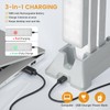 Racokky Under Cabinet Lights with Charging Station, 6 Pcs Rechargeable