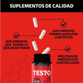 Testo Vitaminas Para Hombres | Precursor - 180 Capsulas
