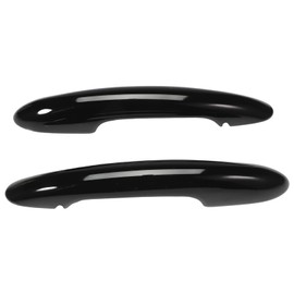 KASturbo Exterior Door Handle Cover Protector Black for Mini Cooper F56 F57 Car Door Handles Protective Cover without Hole Left and Right Replace 7434537 7317633