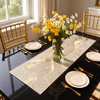 FAVE Gold Table Runner 35.5 Inches Table Runner Waterproof