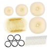 FOMIYES Donut Hair Bun Maker Set for Women Lightweight Sponge