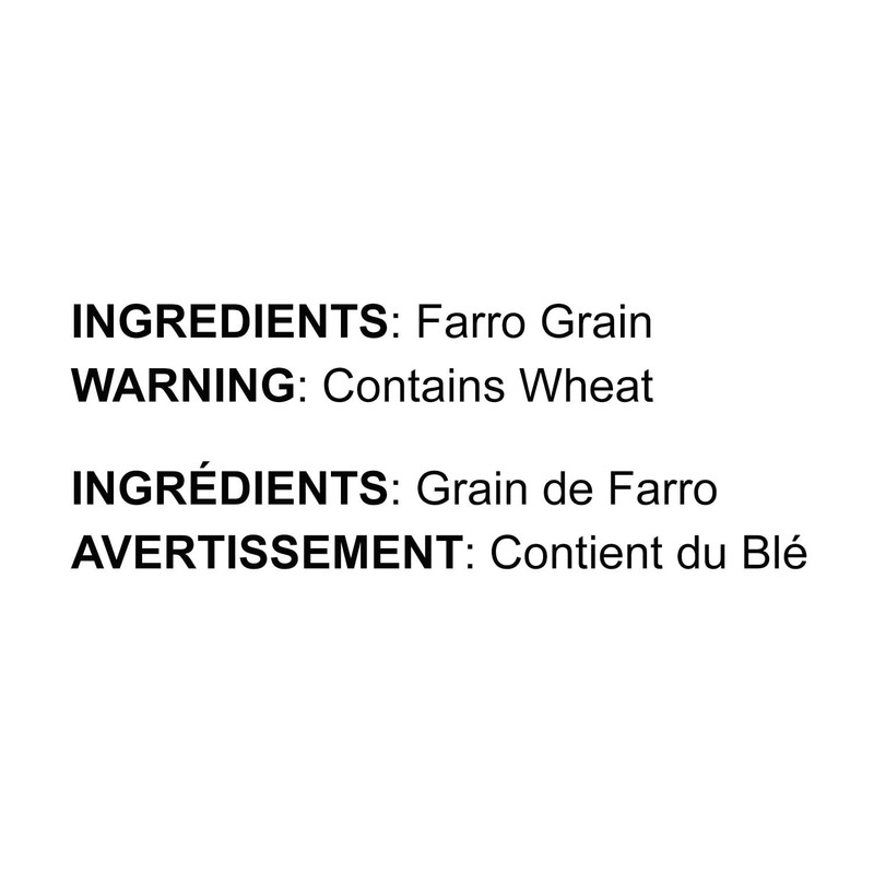 Pearled Farro Grain, 6 Pounds - Kosher, Vegan, Whole Grain