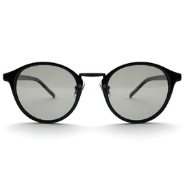 [SPEED ADDICT] POLARIZED BOSTON SUNGLASS （偏光ボストンサングラス）BLACK × 偏光LIGHT SMOKE