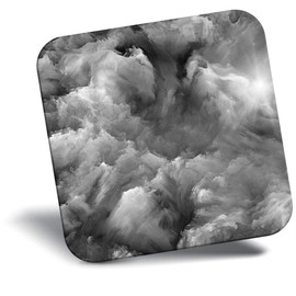 Destination Vinyl ltd Fridge Magnet bw - Dream Cloud Art Fantasy Storm #42817