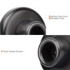 KOVOSCH Concave Wall Door Bumper Stop Black – 2-1/2” Outside