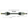 TrakMotive TO-8234 CV Axle