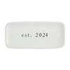 Mud Pie Mrs Everything Dish 2024, 9" x 4", White