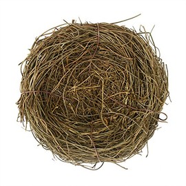 2Pcs Large Natural Rattan Birds Nest Spring Decoration Props Garden Yard Home